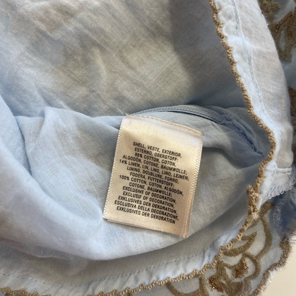 Anthropologie Moulinette Soeurs Womens Peplum Halter Top SMALL Embroidered - Picture 8 of 11